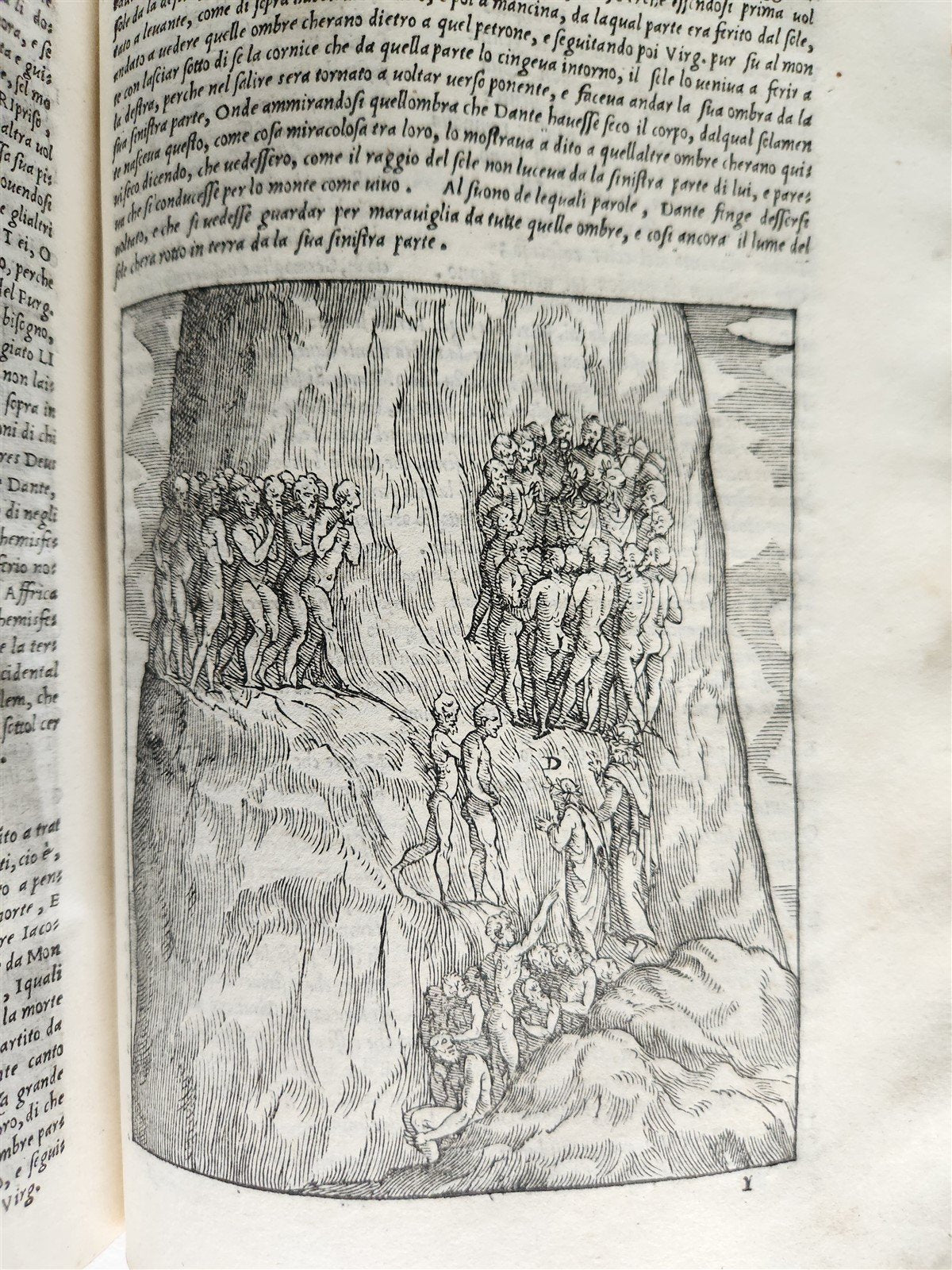 1544 DIVINE COMEDY by DANTE ALIGHIERI antique ILLUSTRATED 16th century SCARCE