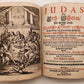 1699-1702 JUDAS by Abraham a Sancta Clara antique PIGSKIN BINDING