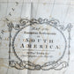 1783 MAP of EUROPEAN SETTLEMENTS in SOUTH AMERICA Antique
