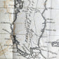 1783 MAP of EUROPEAN SETTLEMENTS in SOUTH AMERICA Antique