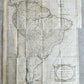 1783 MAP of EUROPEAN SETTLEMENTS in SOUTH AMERICA Antique
