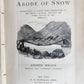 1875 THE ABODE of SNOW antique w/ MAP TRAVELS to Chinese Tibet Indian Caucasus