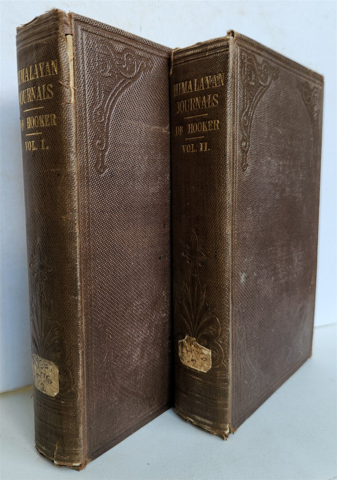 1855 HIMALAYAN JOURNALS by Joseph Hooker 2 VOLUMES antique ILLUSTRATED