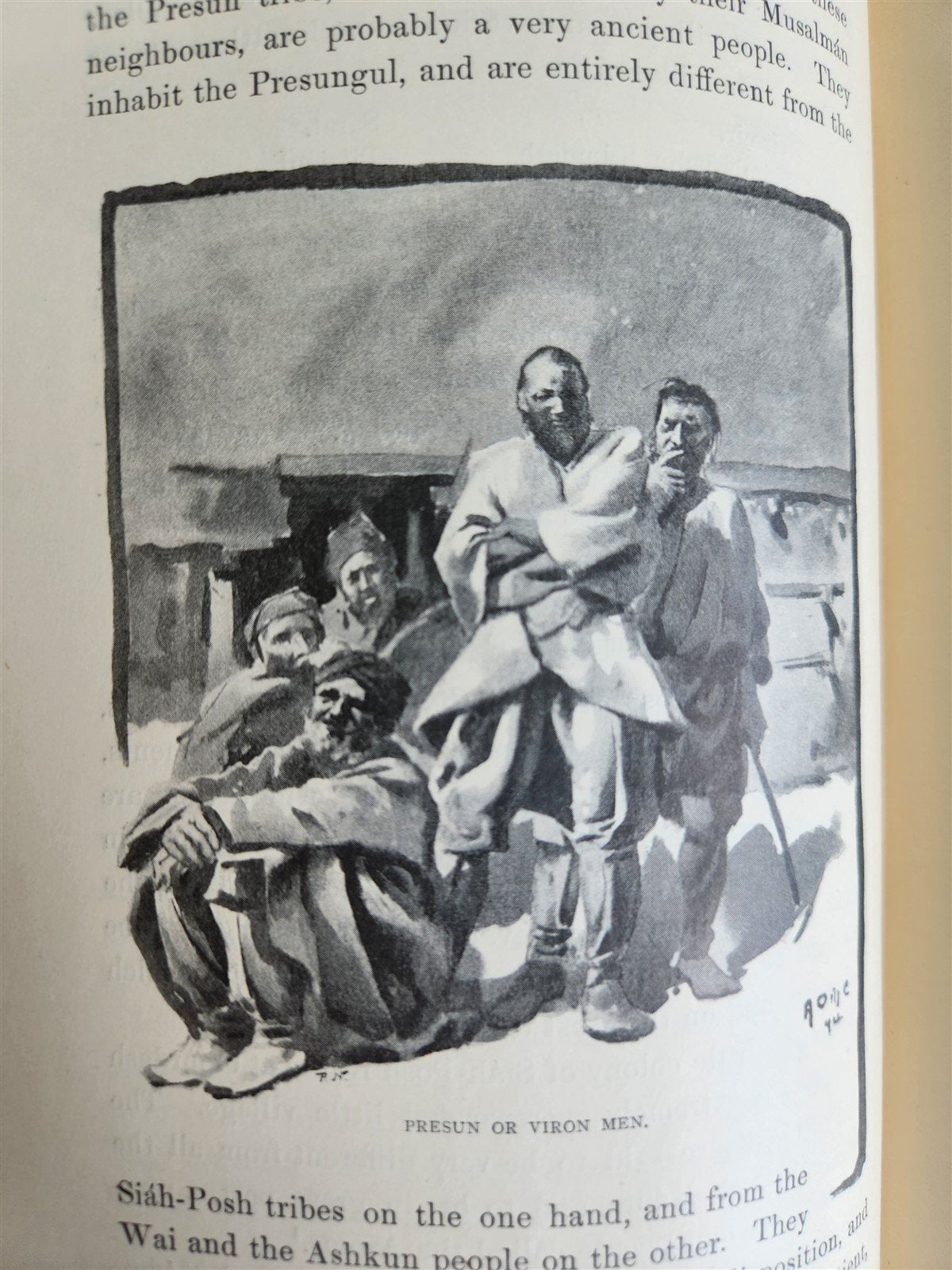 1896 KARIFS of HINDU-KUSH by GEORGE ROBERTSON antique ILLUSTRATED AFGHANISTAN