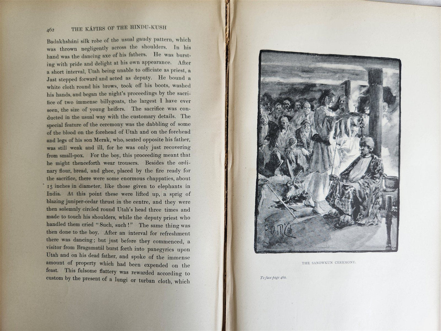 1896 KARIFS of HINDU-KUSH by GEORGE ROBERTSON antique ILLUSTRATED AFGHANISTAN