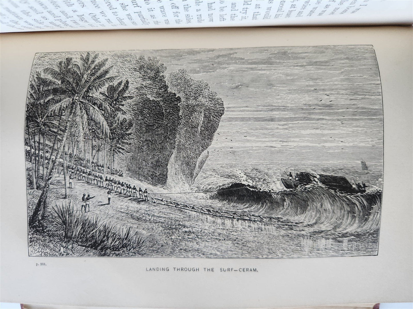 1869 TRAVELS TO EAST INDIAN ARCHIPELAGO antique ILLUSTRATED
