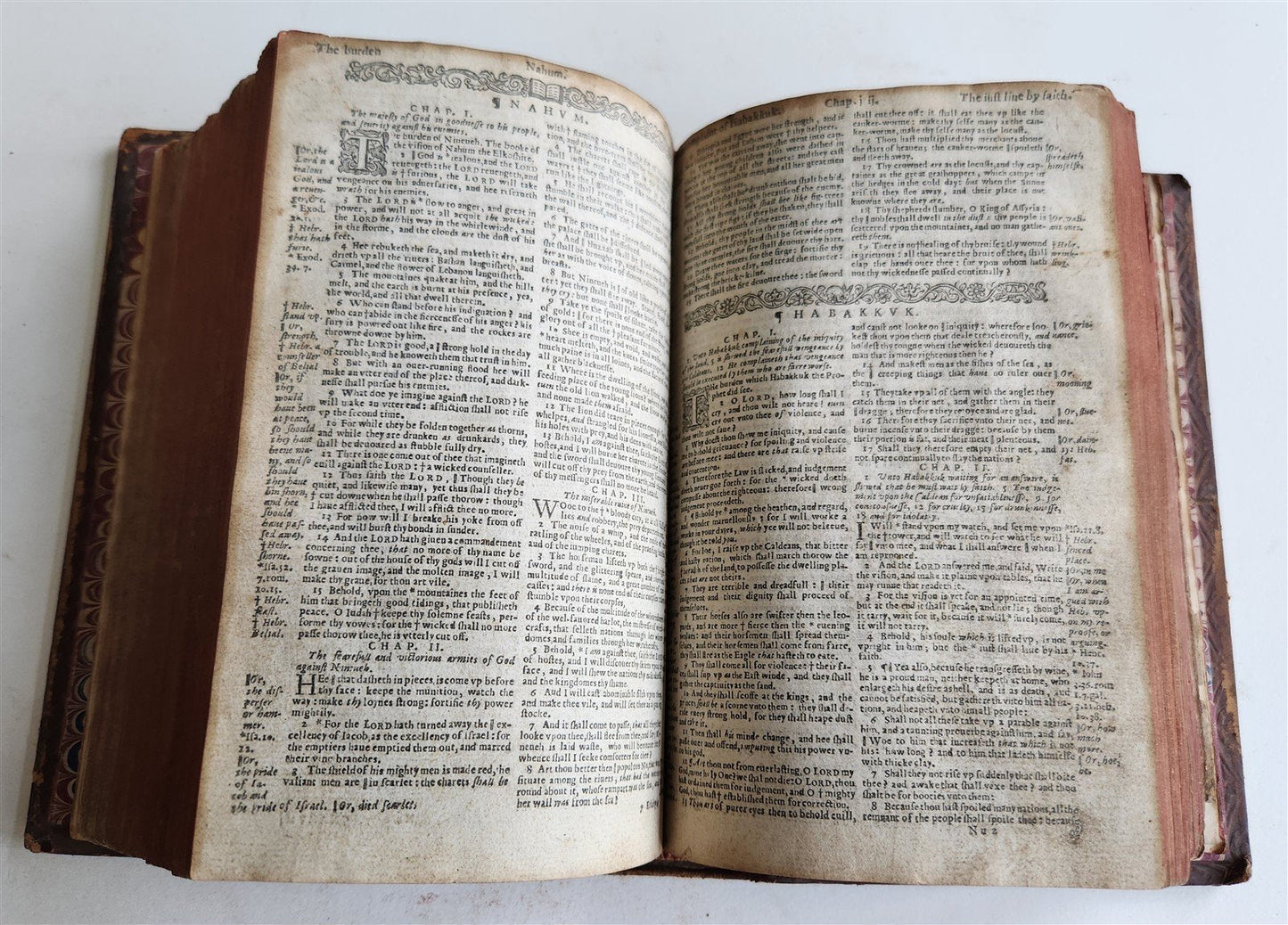 1679 BIBLE in ENGLISH antique OLD & NEW TESTAMENT ORIGINAL BINDING 17th CENTURY