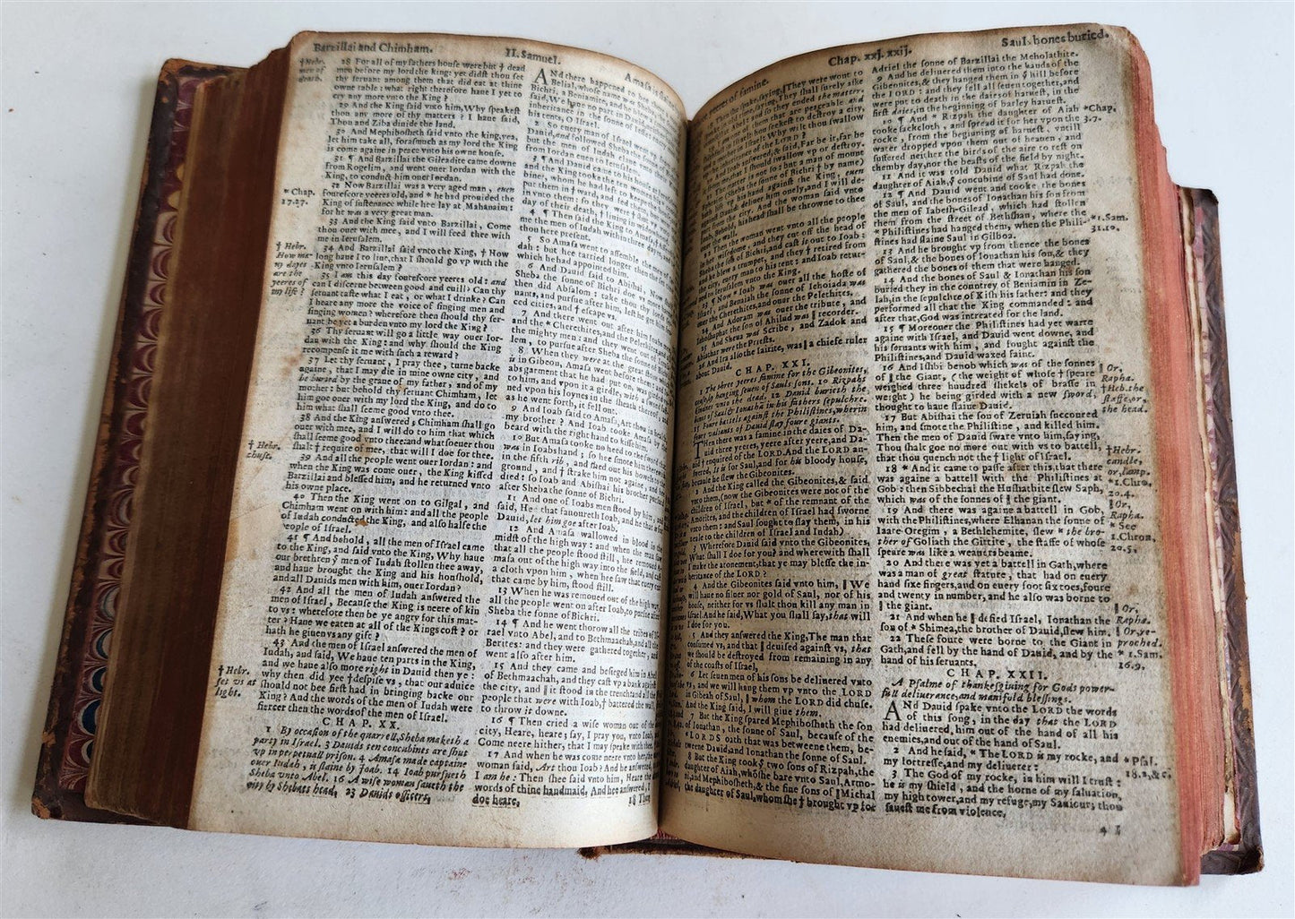 1679 BIBLE in ENGLISH antique OLD & NEW TESTAMENT ORIGINAL BINDING 17th CENTURY