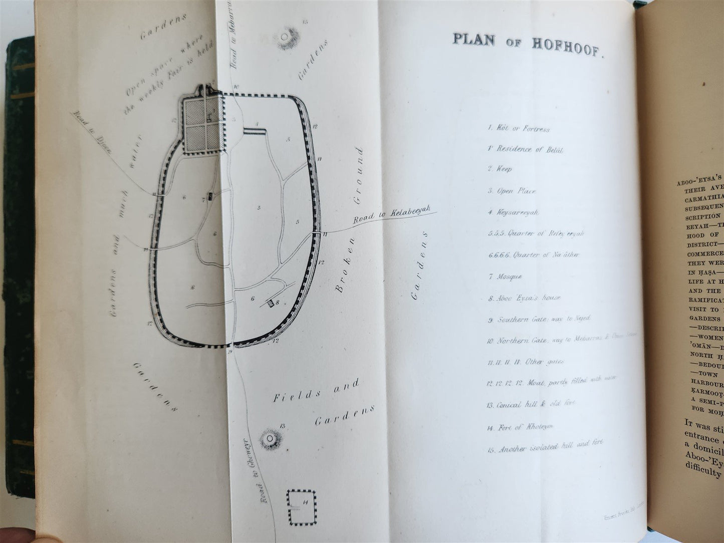 1866 A YEAR'S JOURNEY THROUGH CENTRAL & EASTERN ARABIA antique 2 VOLS w MAP