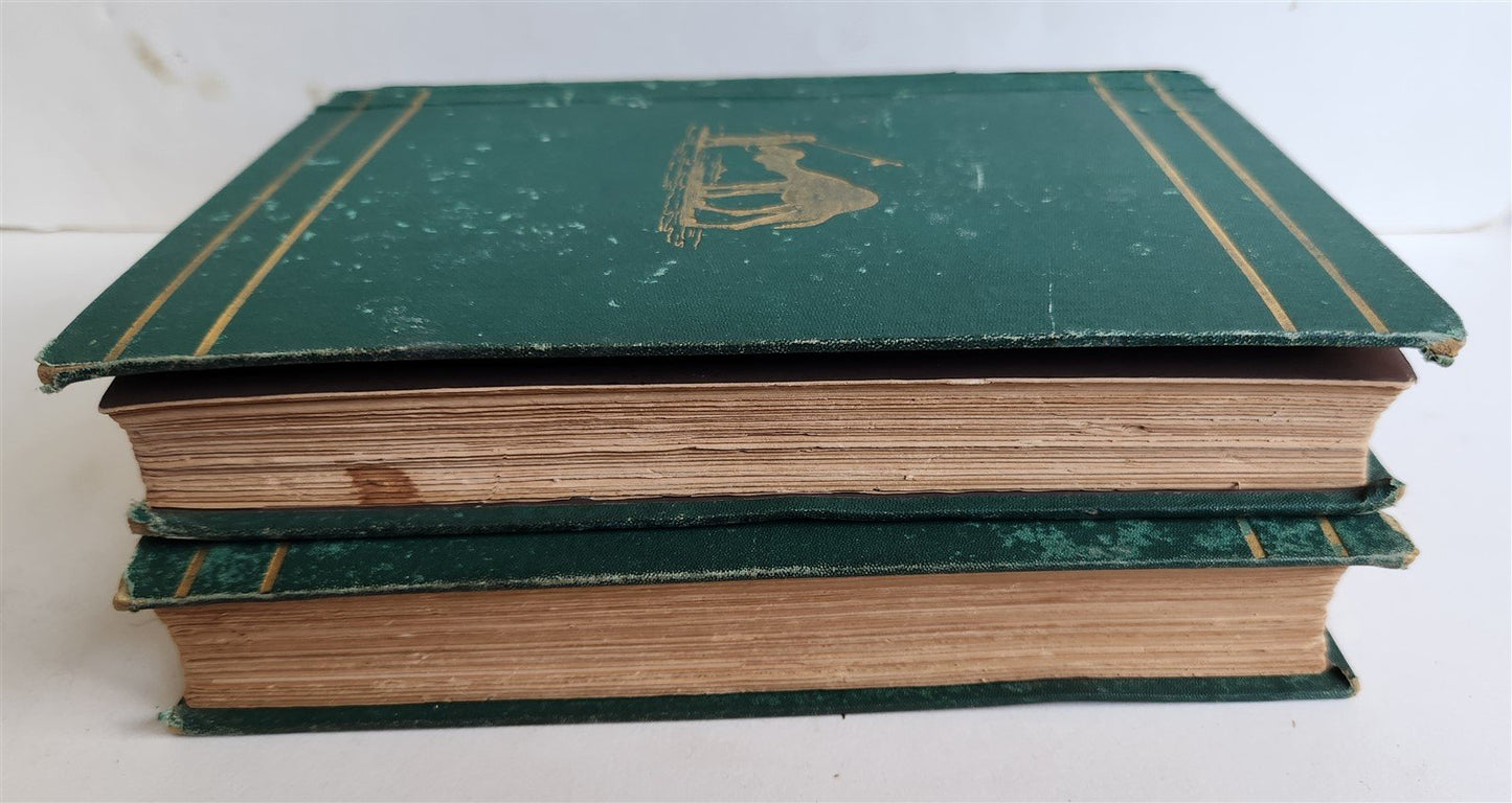 1866 A YEAR'S JOURNEY THROUGH CENTRAL & EASTERN ARABIA antique 2 VOLS w MAP