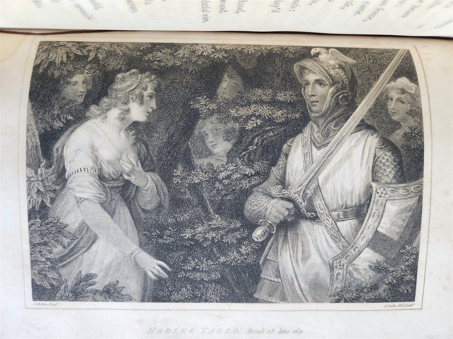 1803 TORQUATO TASSO 2 VOLS JERUSALEM DELIVERED antique ILLUSTRATED in ENGLISH