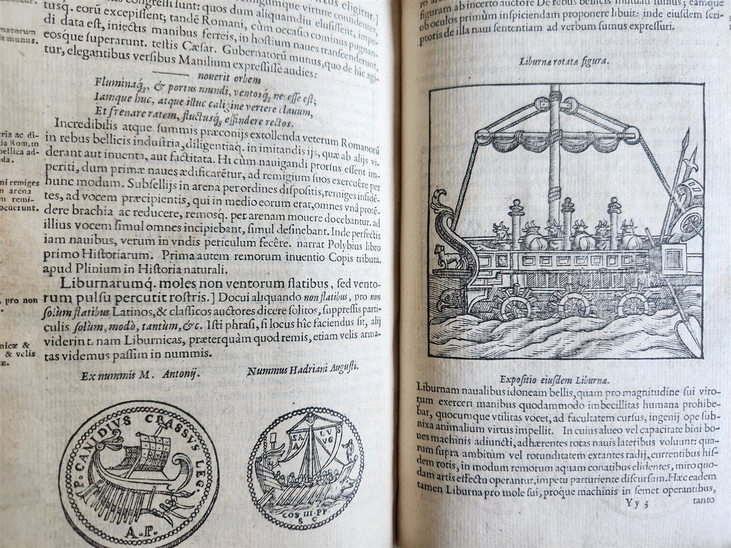 1585 MILITARY HISTORY FULLY ILLUSTRATED antique PLANTIN De re militari libri IV