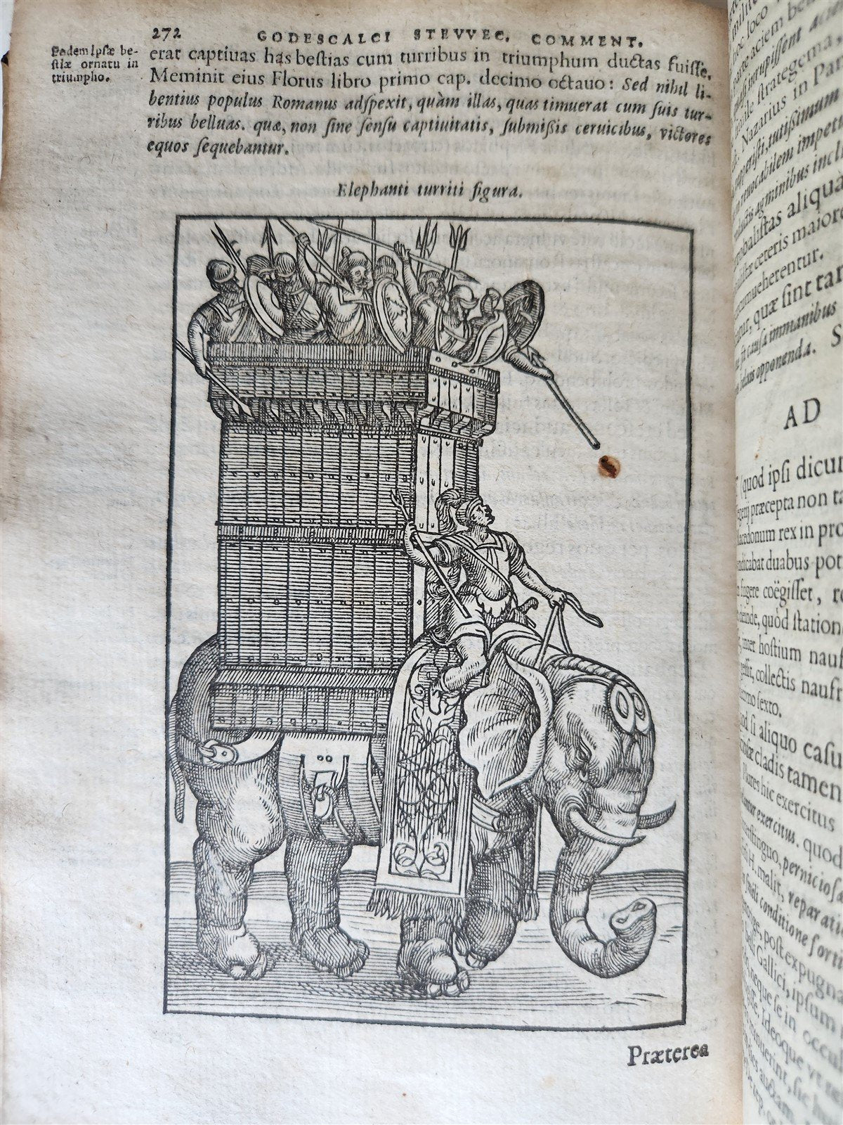 1585 MILITARY HISTORY FULLY ILLUSTRATED antique PLANTIN De re militari libri IV
