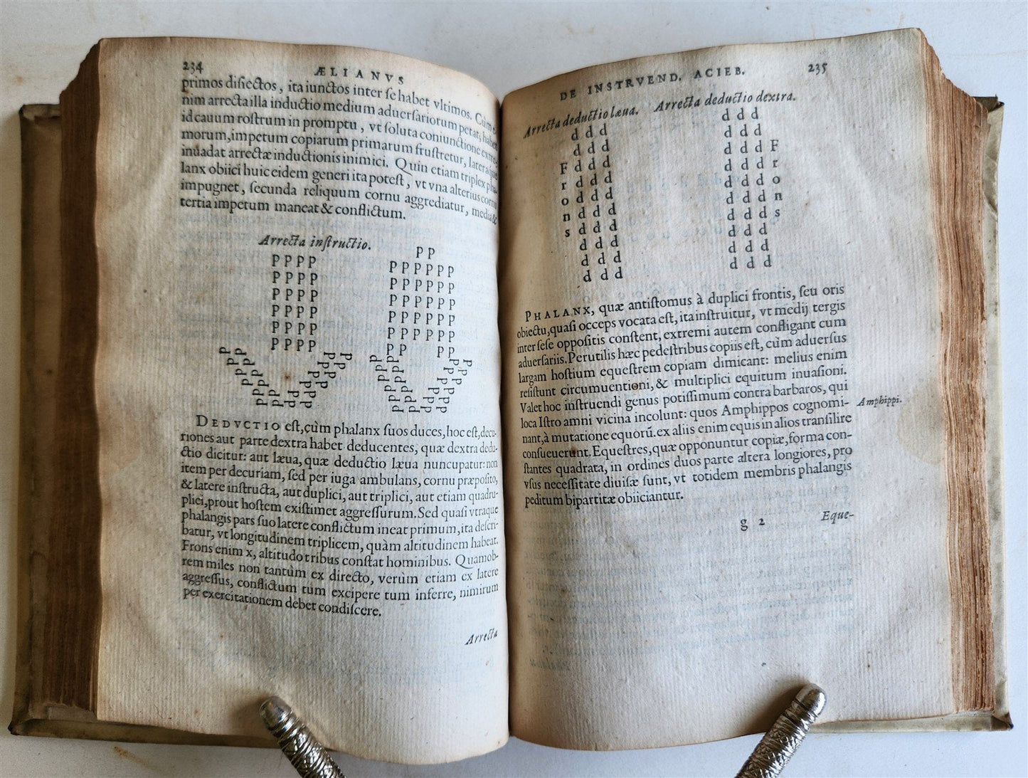 1585 MILITARY HISTORY FULLY ILLUSTRATED antique PLANTIN De re militari libri IV