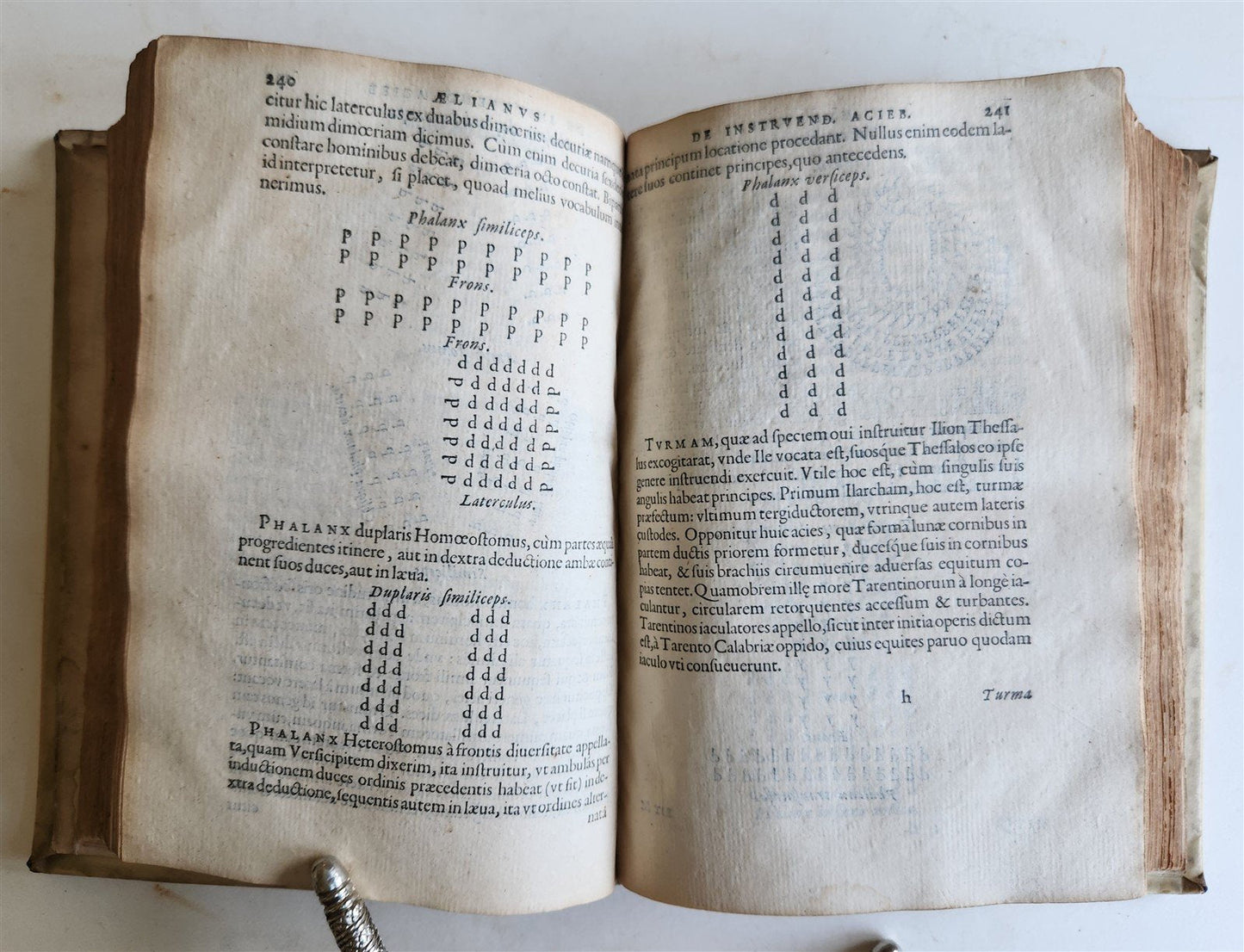 1585 MILITARY HISTORY FULLY ILLUSTRATED antique PLANTIN De re militari libri IV
