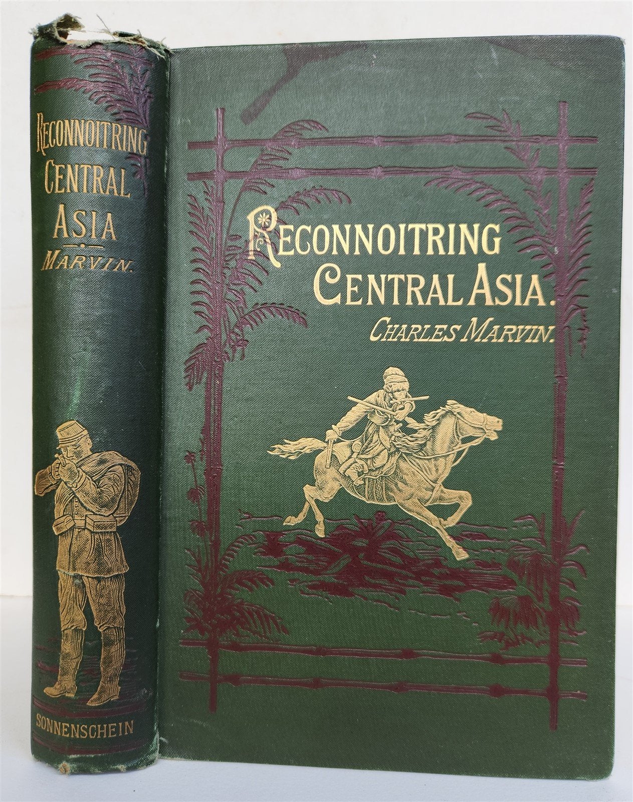 1886 RECONNOITRING CENTRAL ASIA antique ILLUSTRATED Russia and India