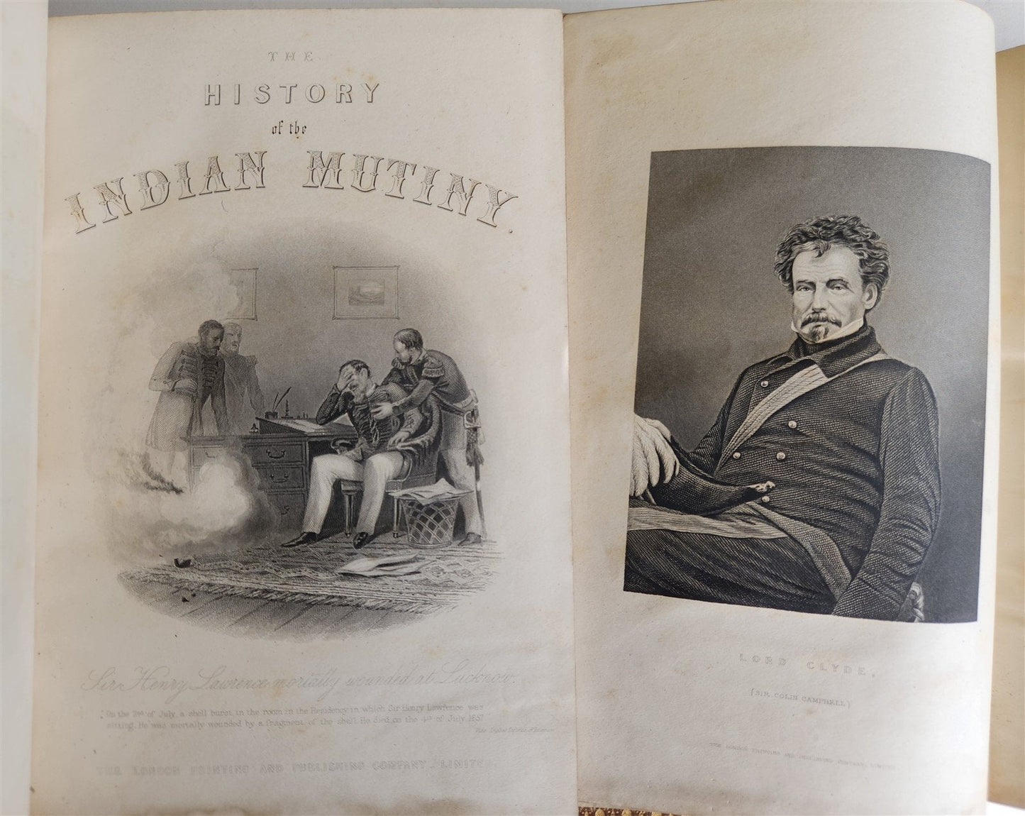 1860s HISTORY of INDIAN MUTINY by CHARLES BALL 2 VOLS antique ILLUSTRATED INDIA