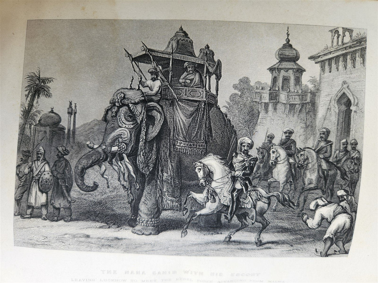 1860s HISTORY of INDIAN MUTINY by CHARLES BALL 2 VOLS antique ILLUSTRATED INDIA