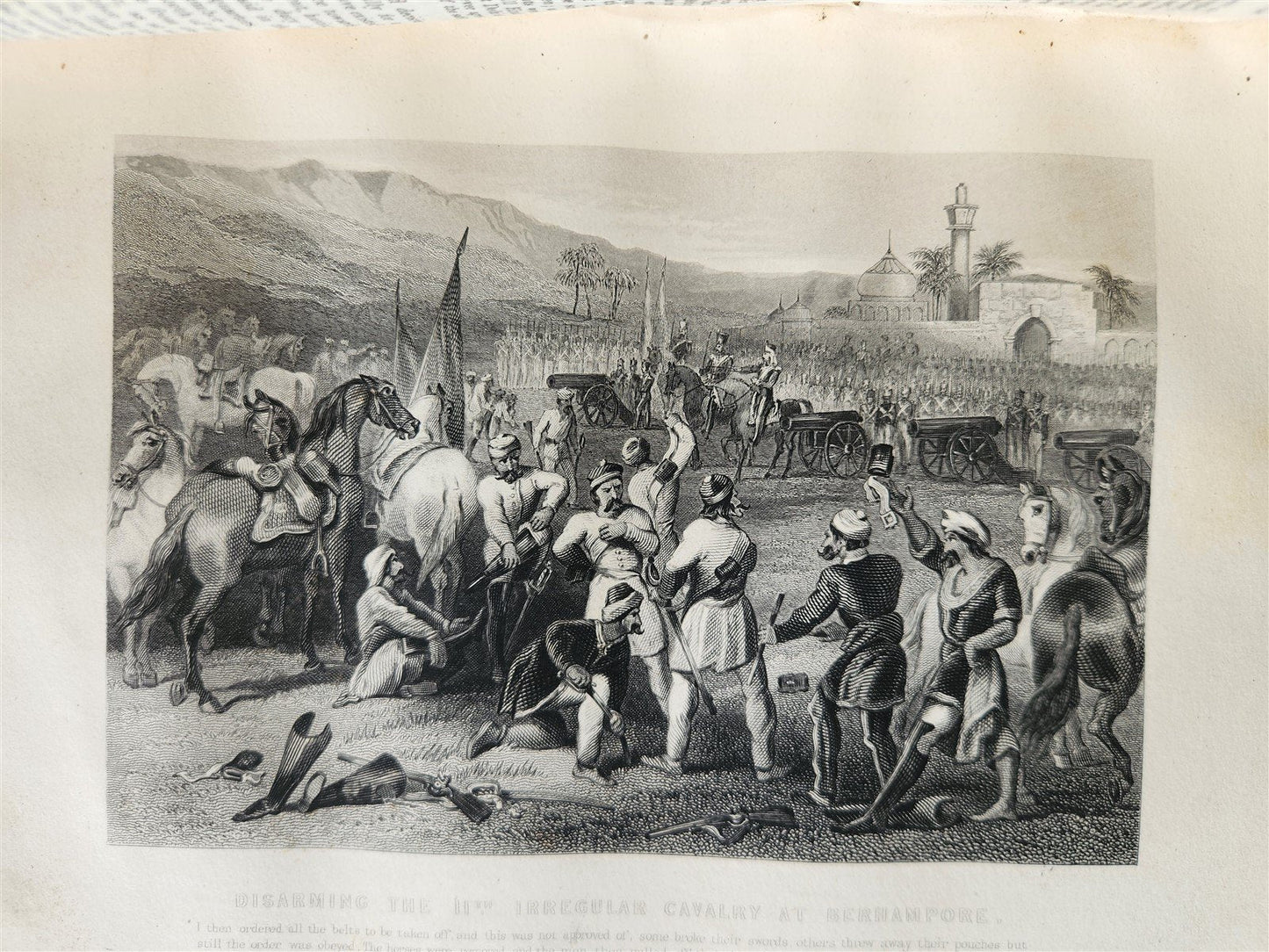 1860s HISTORY of INDIAN MUTINY by CHARLES BALL 2 VOLS antique ILLUSTRATED INDIA