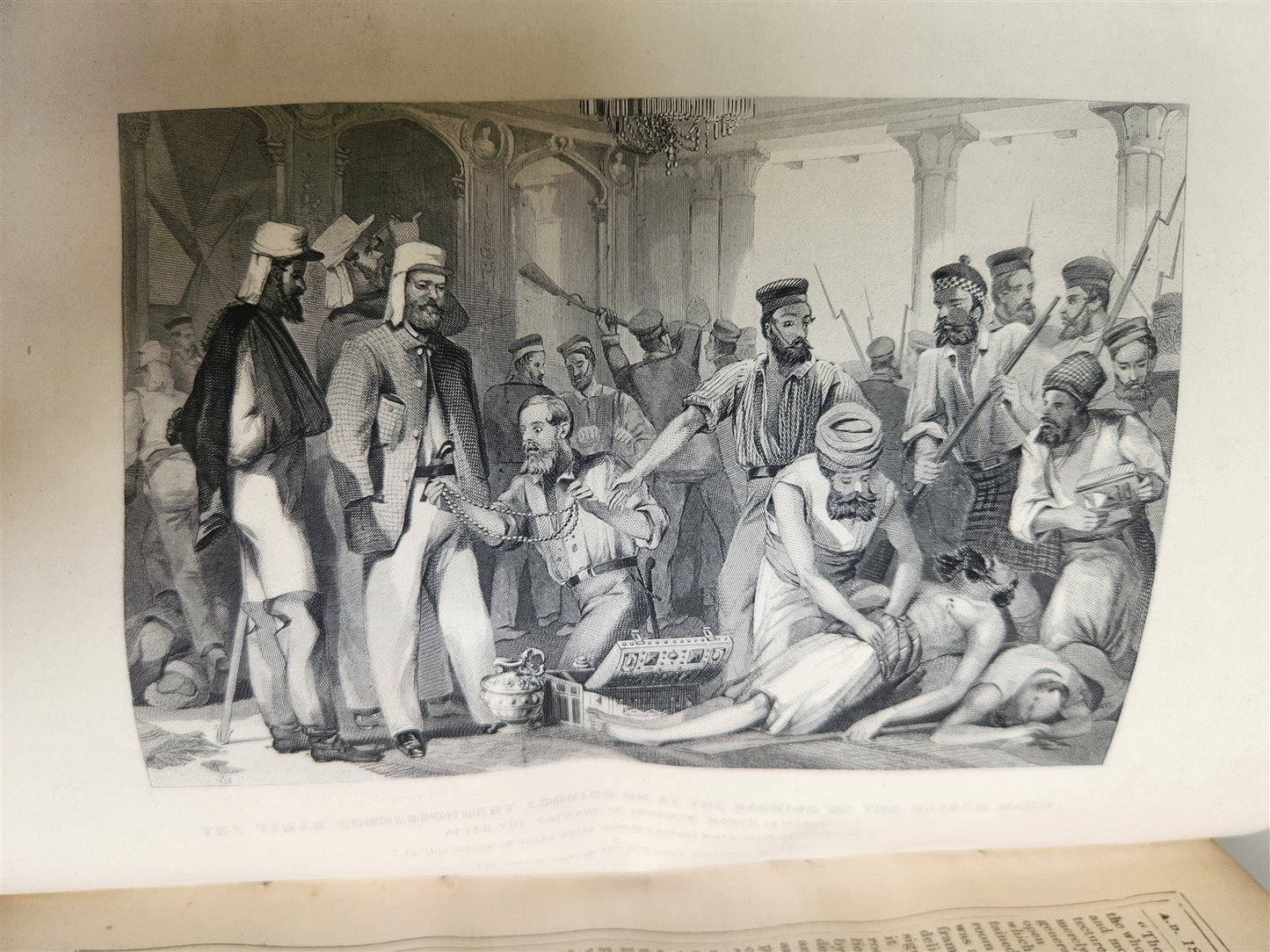 1860s HISTORY of INDIAN MUTINY by CHARLES BALL 2 VOLS antique ILLUSTRATED INDIA