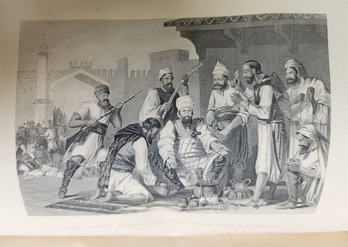 1860s HISTORY of INDIAN MUTINY by CHARLES BALL 2 VOLS antique ILLUSTRATED INDIA