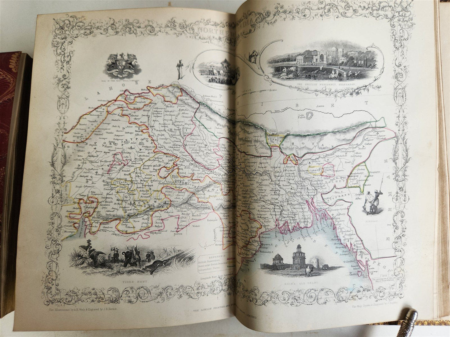 1860s HISTORY of INDIAN MUTINY by CHARLES BALL 2 VOLS antique ILLUSTRATED INDIA