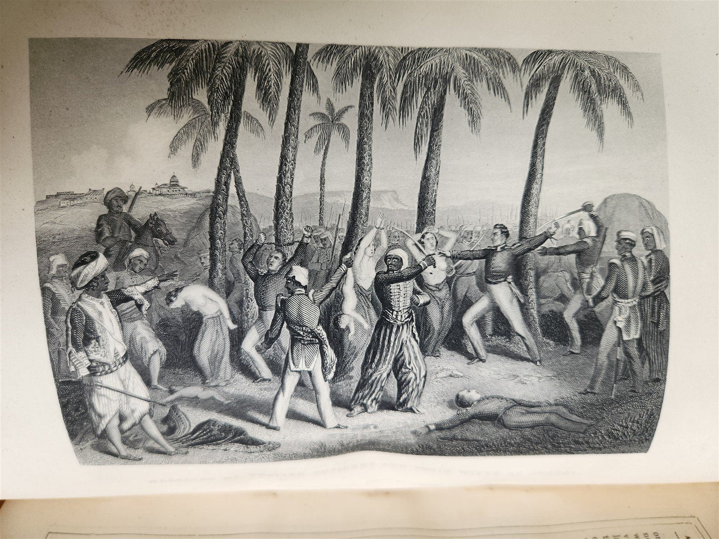 1860s HISTORY of INDIAN MUTINY by CHARLES BALL 2 VOLS antique ILLUSTRATED INDIA