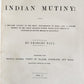 1860s HISTORY of INDIAN MUTINY by CHARLES BALL 2 VOLS antique ILLUSTRATED INDIA