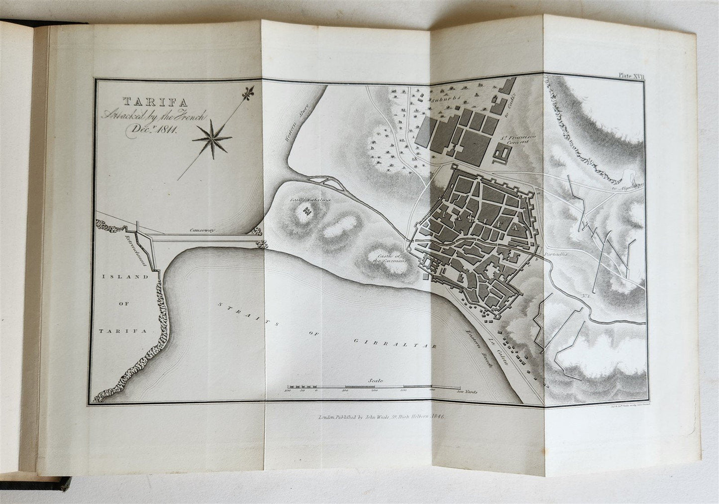 1846 JOURNALS of SIEGES by DUKE of WELLINGTON ARMY in SPAIN antique ILLUSTRATED