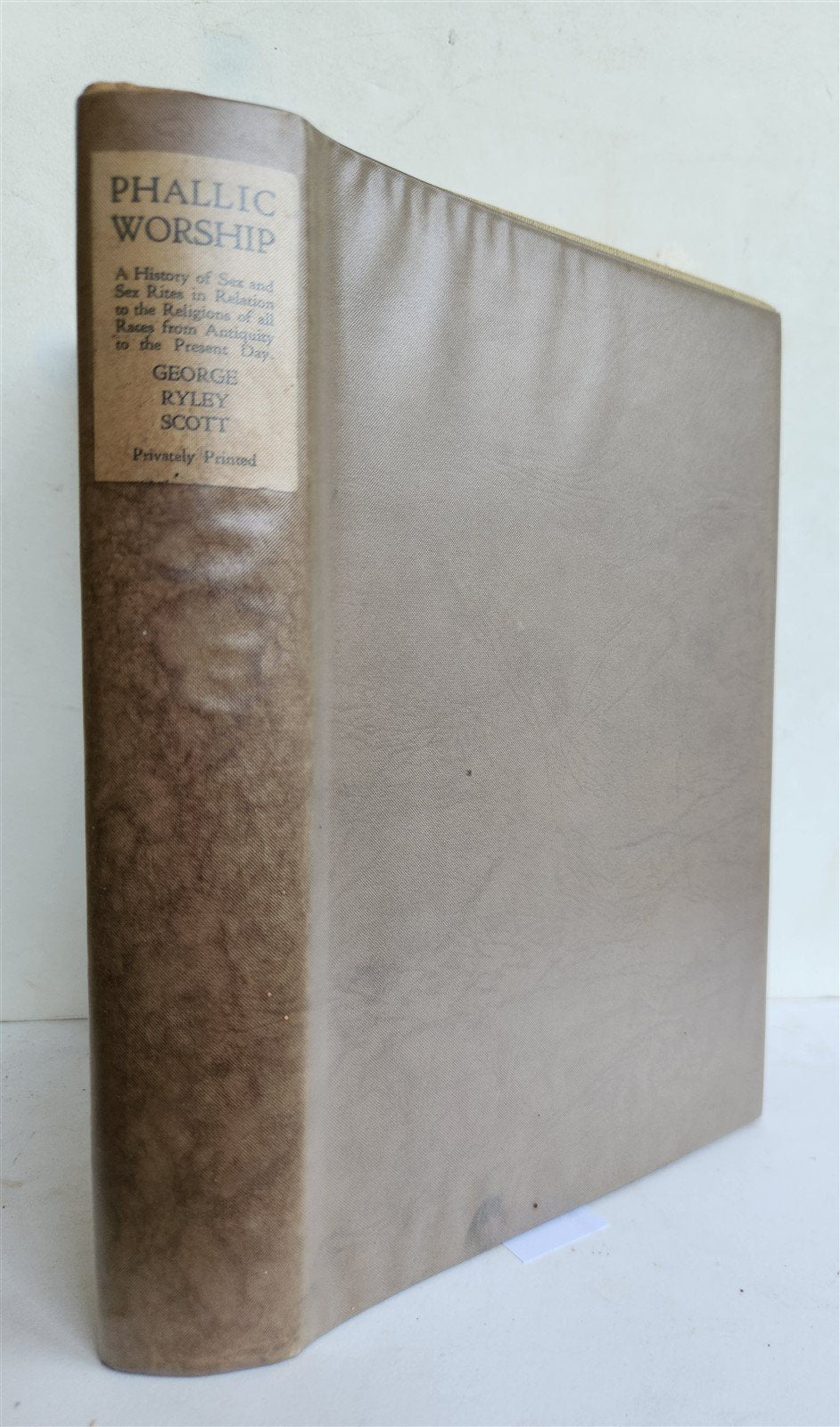 1950s PHALLIC WORSHIP ILLUSTRATED G.Scott vintage LIMITED EDITION NUMBERED COPY