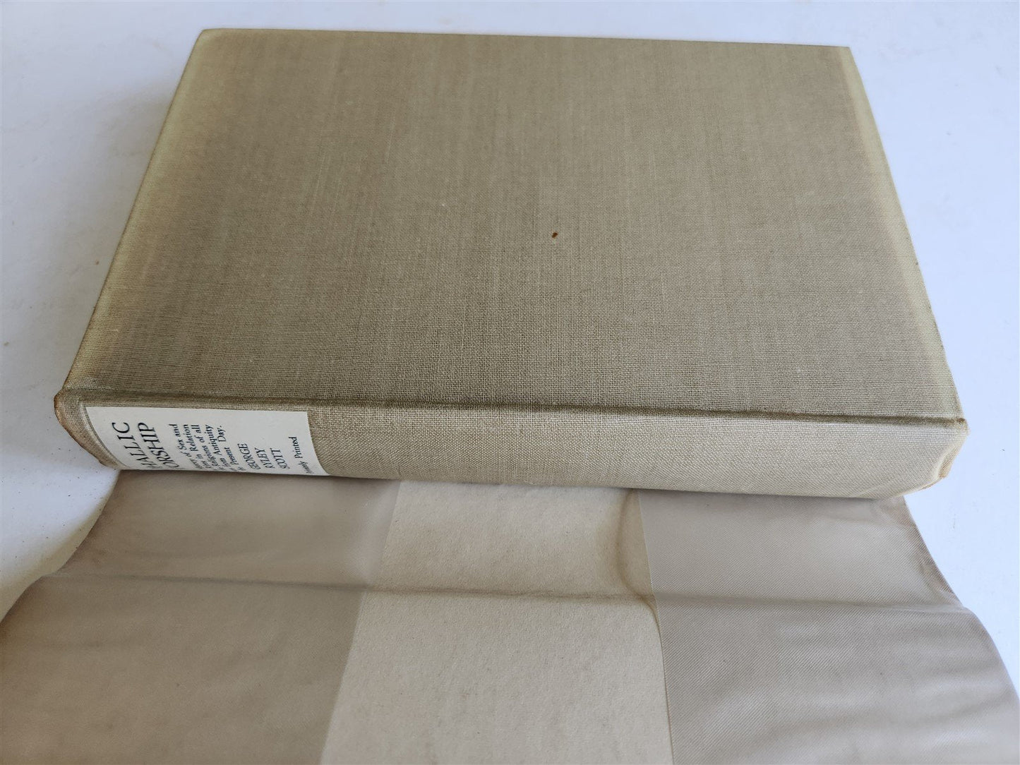 1950s PHALLIC WORSHIP ILLUSTRATED G.Scott vintage LIMITED EDITION NUMBERED COPY
