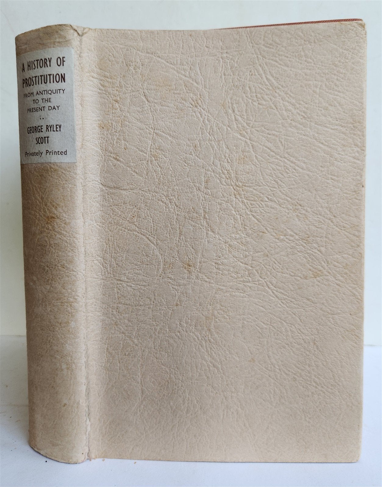 1954 HISTORY of PROSTITUTION ILLUSTRATED vintage LIMITED EDITION NUMBERED COPY