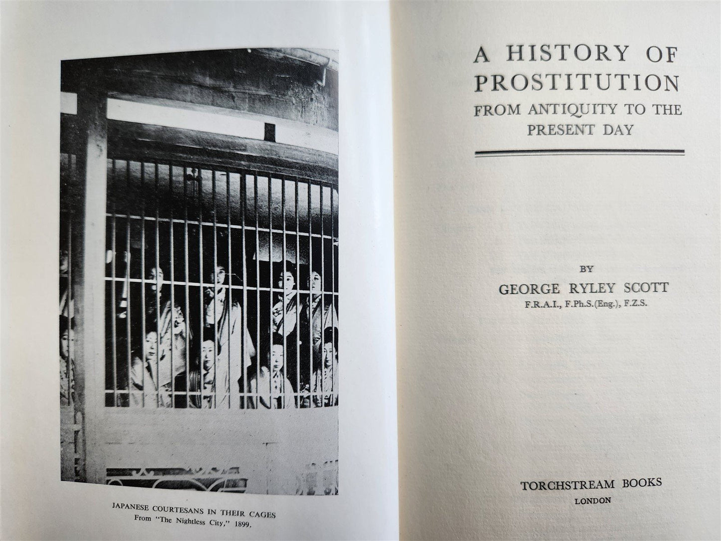 1954 HISTORY of PROSTITUTION ILLUSTRATED vintage LIMITED EDITION NUMBERED COPY