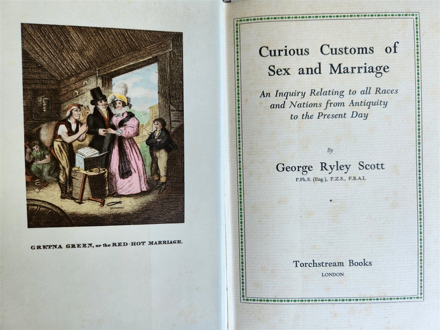 1950s CURIOS CUSTOMS of SEX & MARRIAGE ILLUSTRATED vintage LTD EDITION NUMBERED