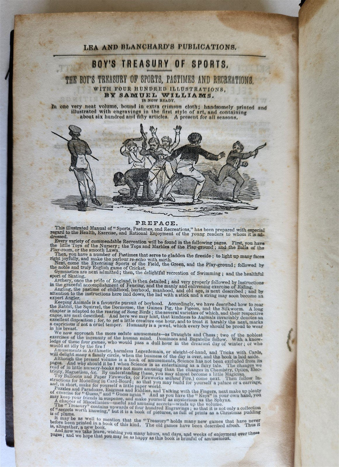 1849 WESTERN WORLD TRAVELS in UNITED STATES incl. CALIFORNIA in 1846-47 antique