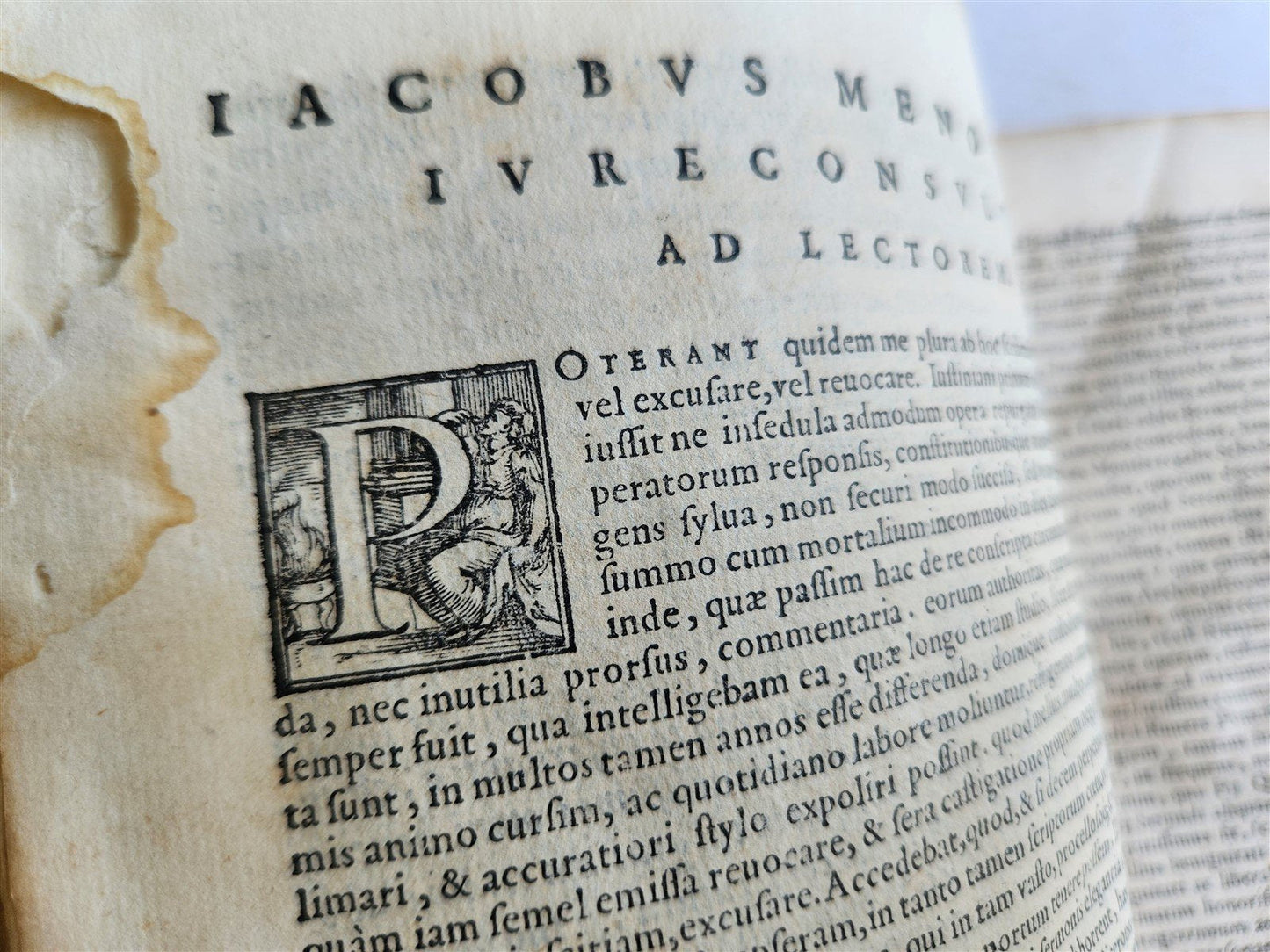 1567 LAW BOOK RESPONSA CAUSAE FINARIENSIS by JACOBI MENOCHII antique VELLUM