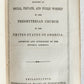 1863 PSALMS & HYMNS in ENGLISH antique PHILADELPHIA AMERICANA CIVIL WAR ERA