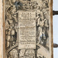 1691 BIBLE in GERMAN illustrated PIGSKIN BOUND FOLIO antique 17th CENTURY