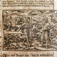 1691 BIBLE in GERMAN illustrated PIGSKIN BOUND FOLIO antique 17th CENTURY