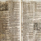 1691 BIBLE in GERMAN illustrated PIGSKIN BOUND FOLIO antique 17th CENTURY