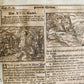 1691 BIBLE in GERMAN illustrated PIGSKIN BOUND FOLIO antique 17th CENTURY