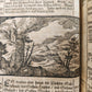 1691 BIBLE in GERMAN illustrated PIGSKIN BOUND FOLIO antique 17th CENTURY