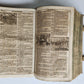 1691 BIBLE in GERMAN illustrated PIGSKIN BOUND FOLIO antique 17th CENTURY