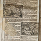 1691 BIBLE in GERMAN illustrated PIGSKIN BOUND FOLIO antique 17th CENTURY