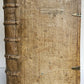 1655 GERMAN GENEALOGY illustrated PIGSKIN BOUND FOLIO antique 17th CENTURY LATIN