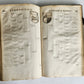 1655 GERMAN GENEALOGY illustrated PIGSKIN BOUND FOLIO antique 17th CENTURY LATIN