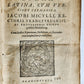 1612 TACITUS Opera Latina cum versione Germanica antique 17th CENTURY