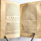 1612 TACITUS Opera Latina cum versione Germanica antique 17th CENTURY