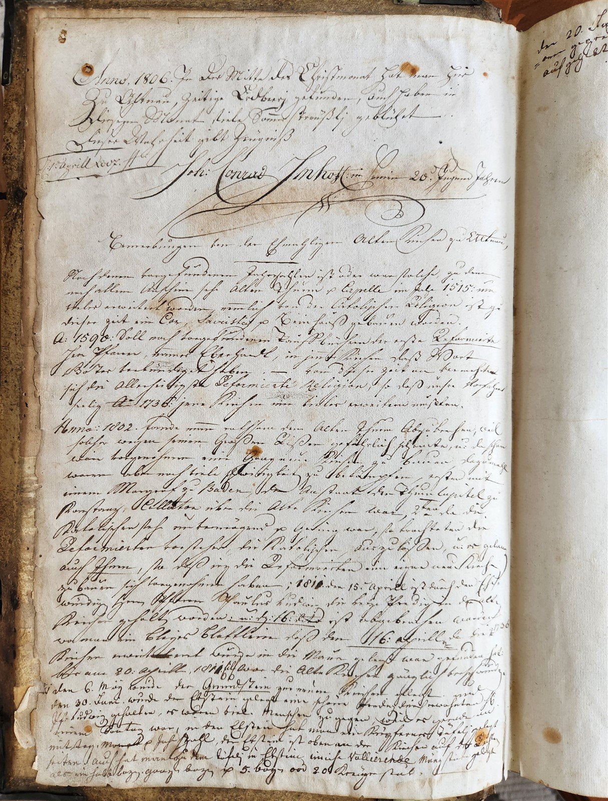 1755 BIBLE in GERMAN ULRICH antique PIGSKIN BINDING METAL FITTINGS MASSIVE FOLIO