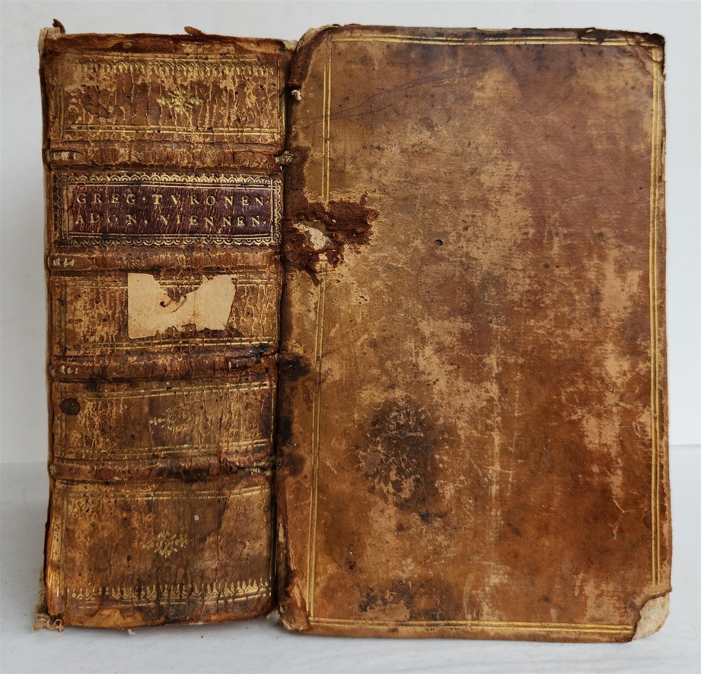 1561 HISTORY of FRANCE by Gregory of Tours antique 16th CENTURY